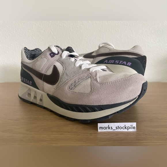 2006 Nike Air Stab Premium Neutral Grey Pearl Nordic Pack 313717-027 Sz 10.5 - Picture 1 of 13
